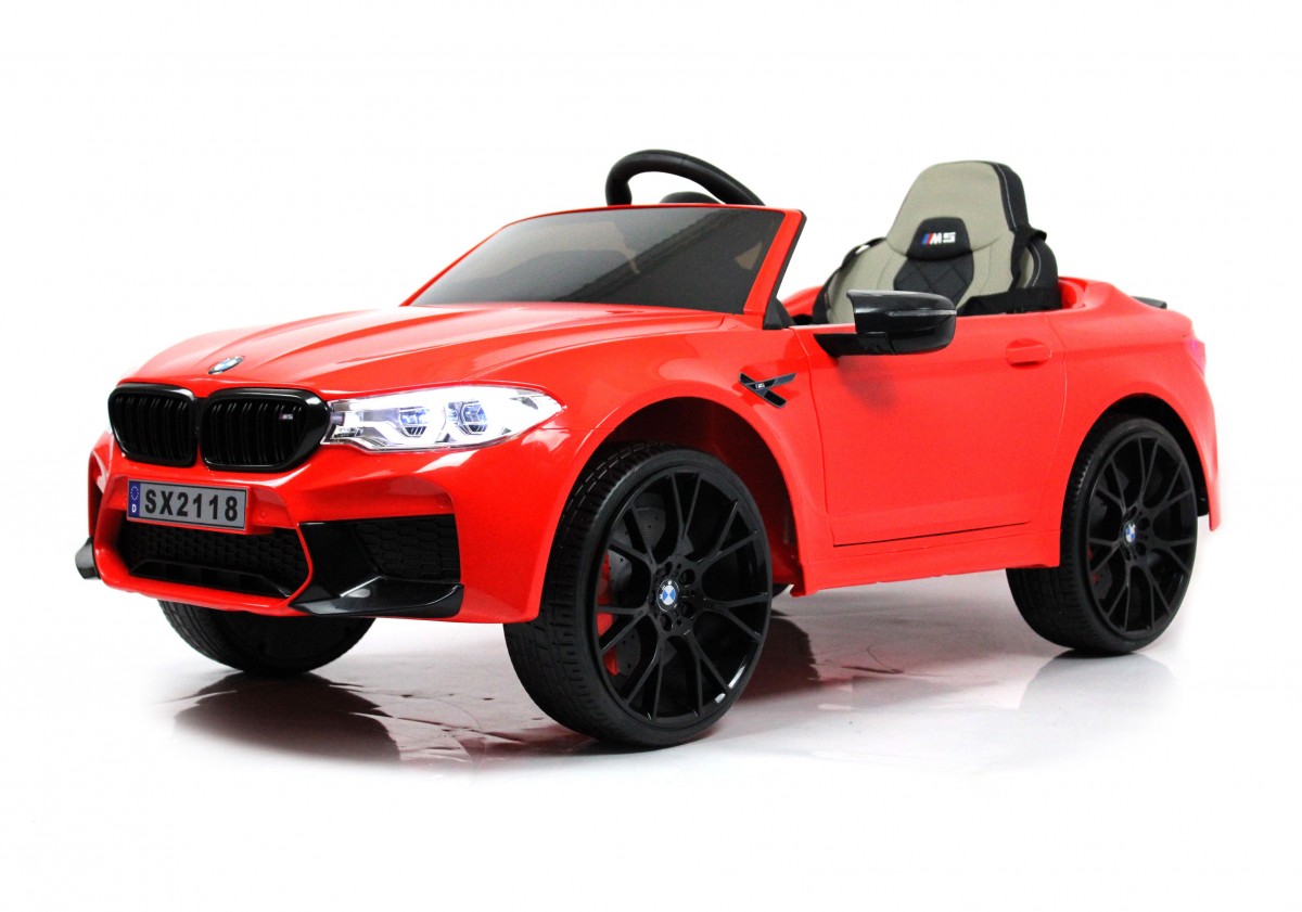 Детский электромобиль RiverToys BMW M5 Competition A555MP RED красный