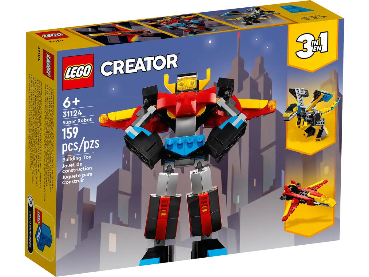 Конструктор LEGO Creator 3-in-1 Super Robot Суперобот 31124 - купить в  Москве