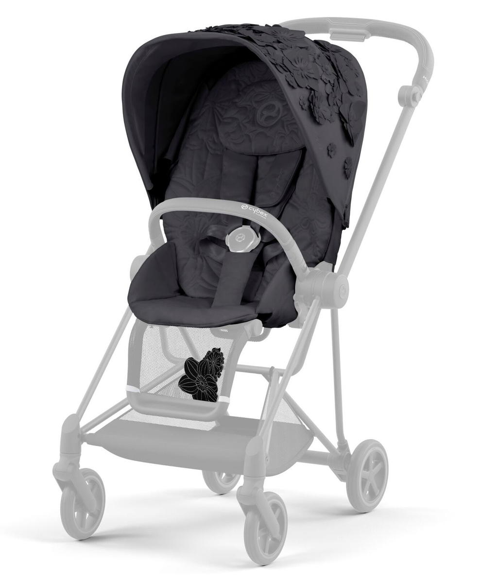 Набор чехлов прогулочного блока для коляски Cybex Mios III Simply Flowers Dream Grey