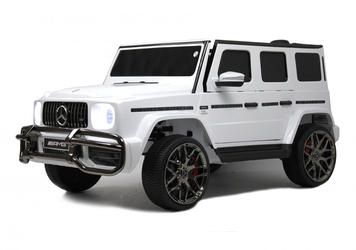 Детский электромобиль RiverToys Mercedes-AMG G63 4WD (S307) WHITE белый