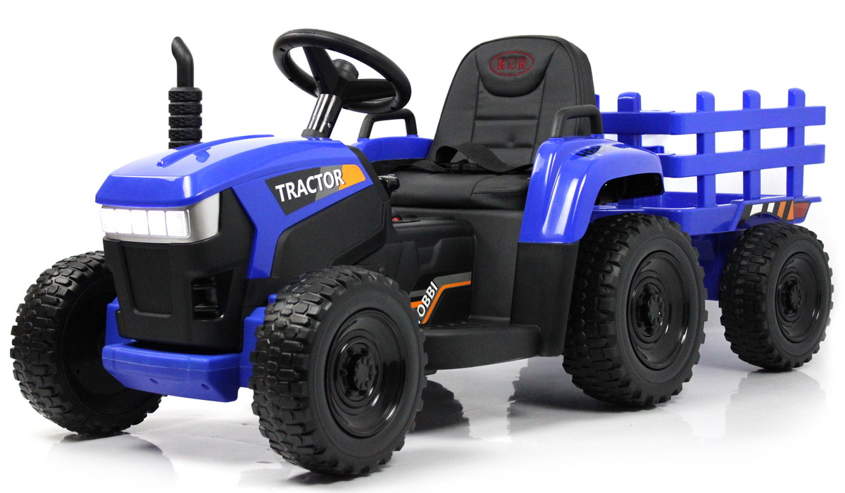 Детский электромобиль RiverToys Трактор H888HH BLUE синий