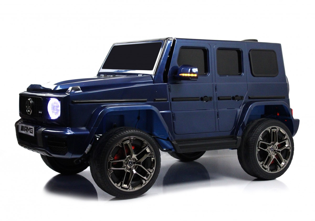 Детский электромобиль RiverToys Mercedes-AMG G63 G111GG BLUE-GLANEC синий  глянец