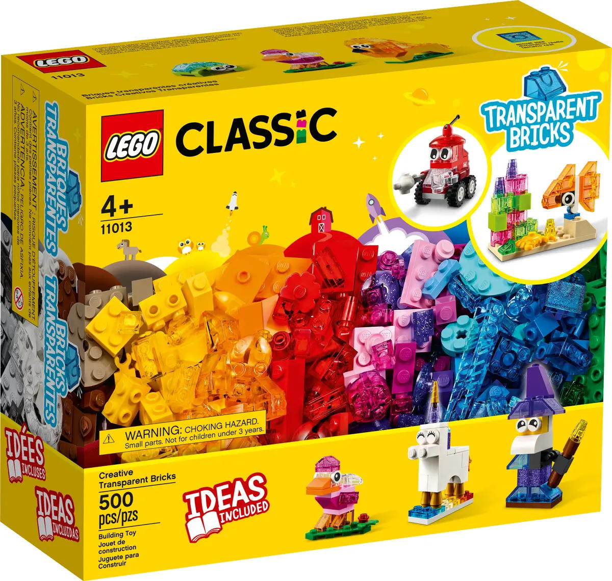 Конструктор LEGO Classic Creative Transparent Bricks 11013 - купить в Москве