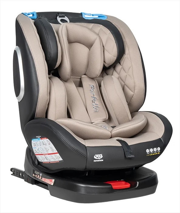 Автокресло Farfello Isofix 0-36 кг YB102A(2) 2024 Бежевый экокожа