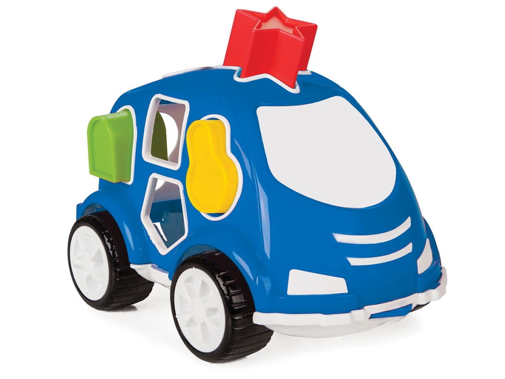 Детская машинка-сортер Pilsan Smart Shape Sorter Car 03-187 Синяя