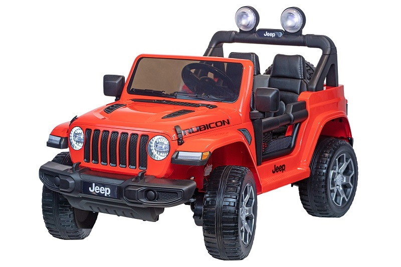 Детский электромобиль Toyland Jeep Rubicon красный