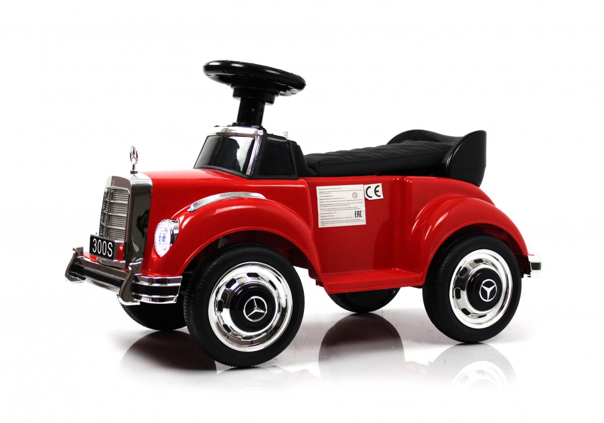 Детский толокар RiverToys Mercedes-Benz 300S RED красный