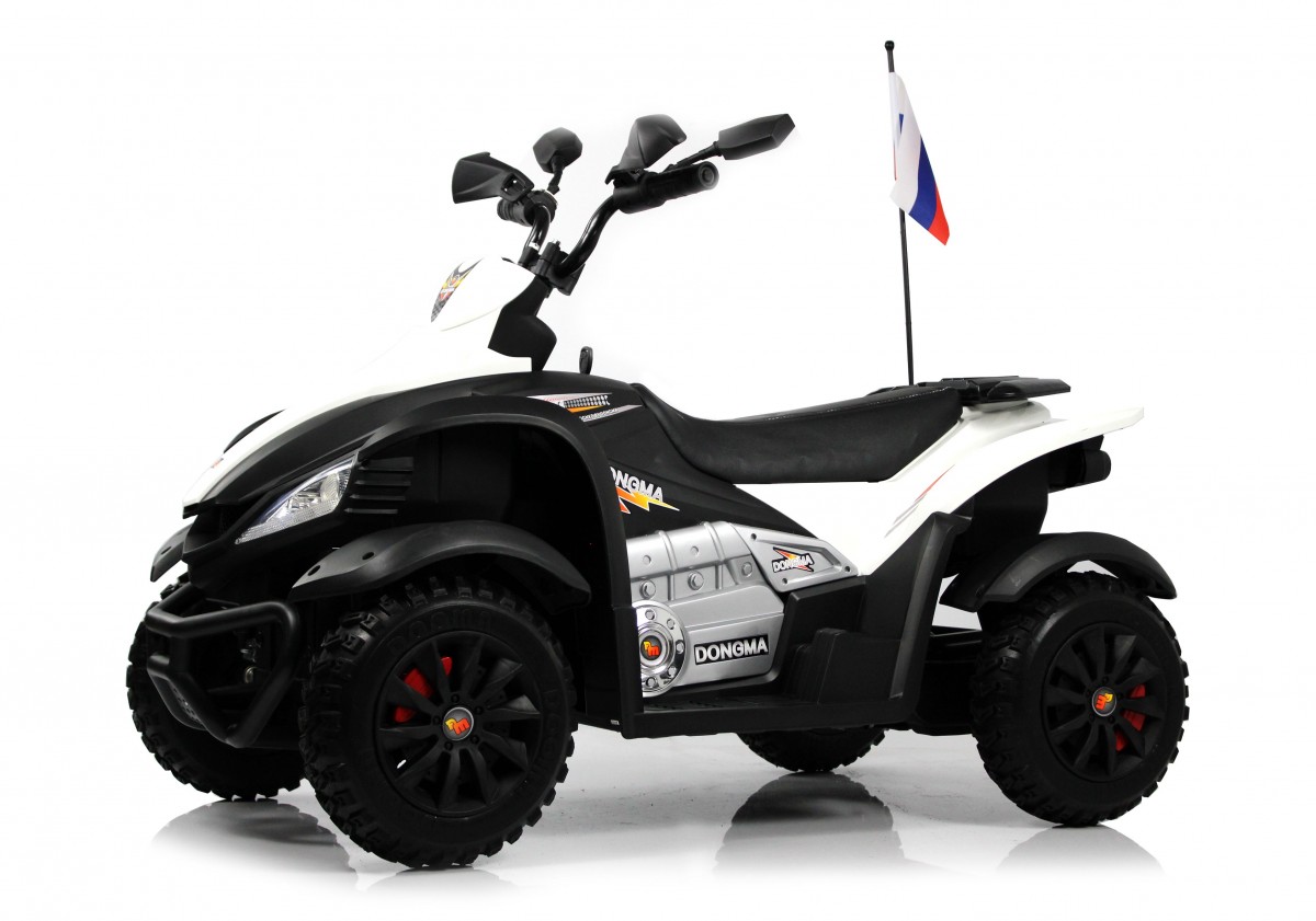 Детские квадроцикл RiverToys P333PP WHITE белый