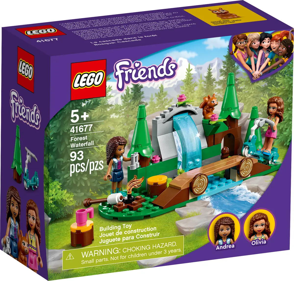 Конструктор LEGO Friends Forest Waterfall Лесной водопад 41677 - купить в  Москве