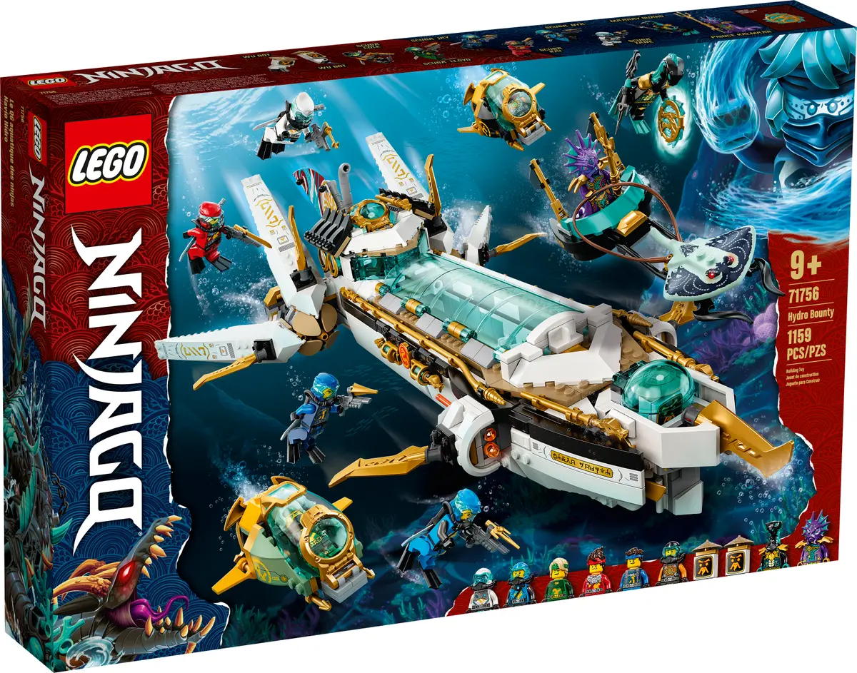 Конструктор LEGO NINJAGO Hydro Bounty Ниндзяго подводный Дар Судьбы 71756 - купить в Москве