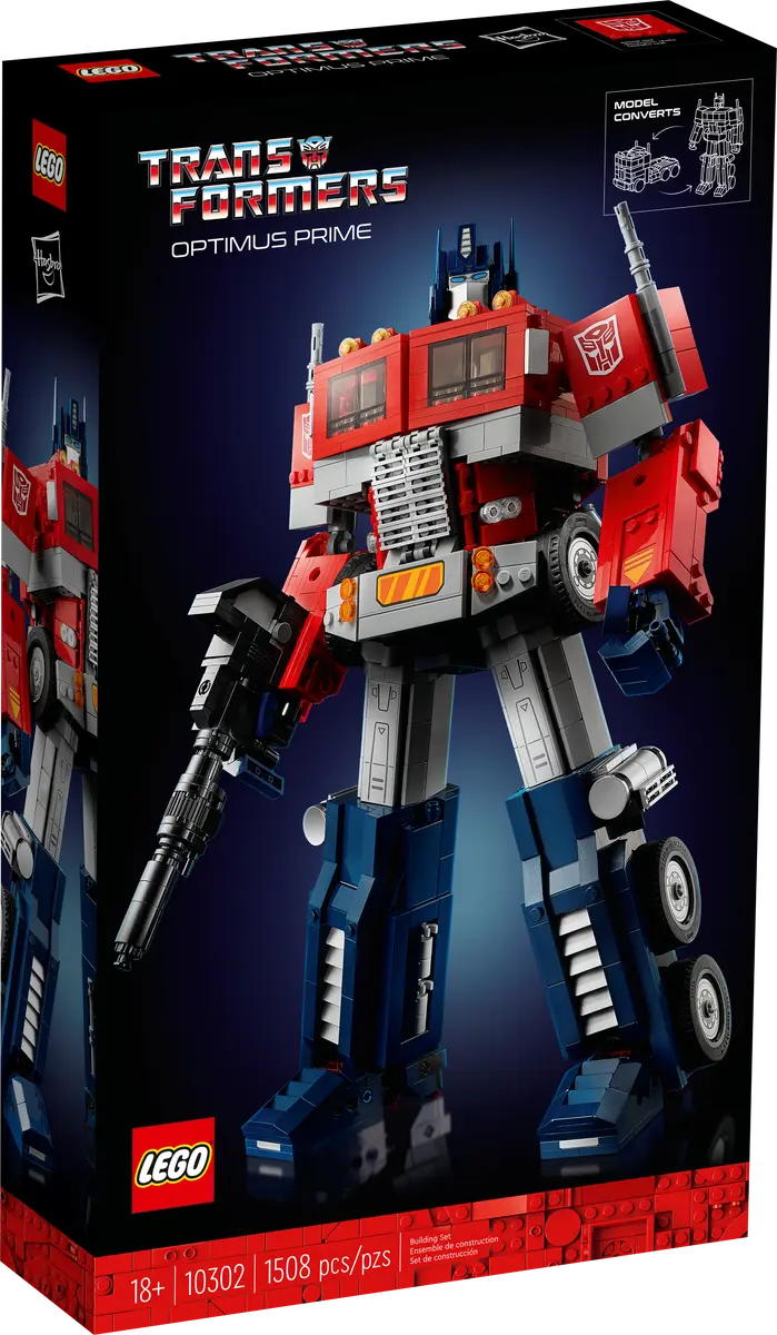 Конструктор LEGO Icons Transformers Optimus Prime Трансформеры Оптимус  Прайм 10302