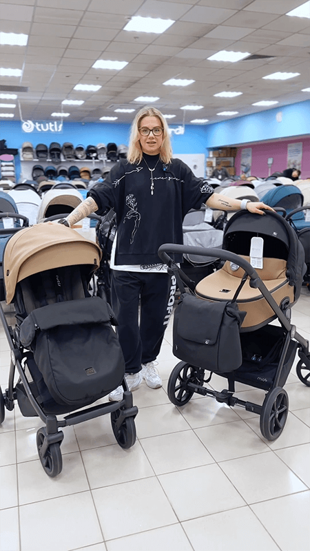 Детская коляска Tutis Mio 3 Plus Essential Black 2 в 1 1502060 Obsidian