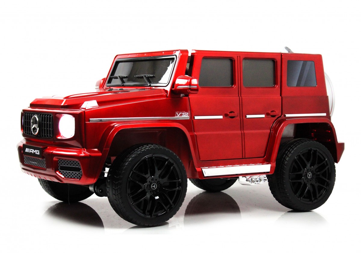 Детский электромобиль RiverToys Mercedes-Benz G65 BLACK-GLANEC черный глянец