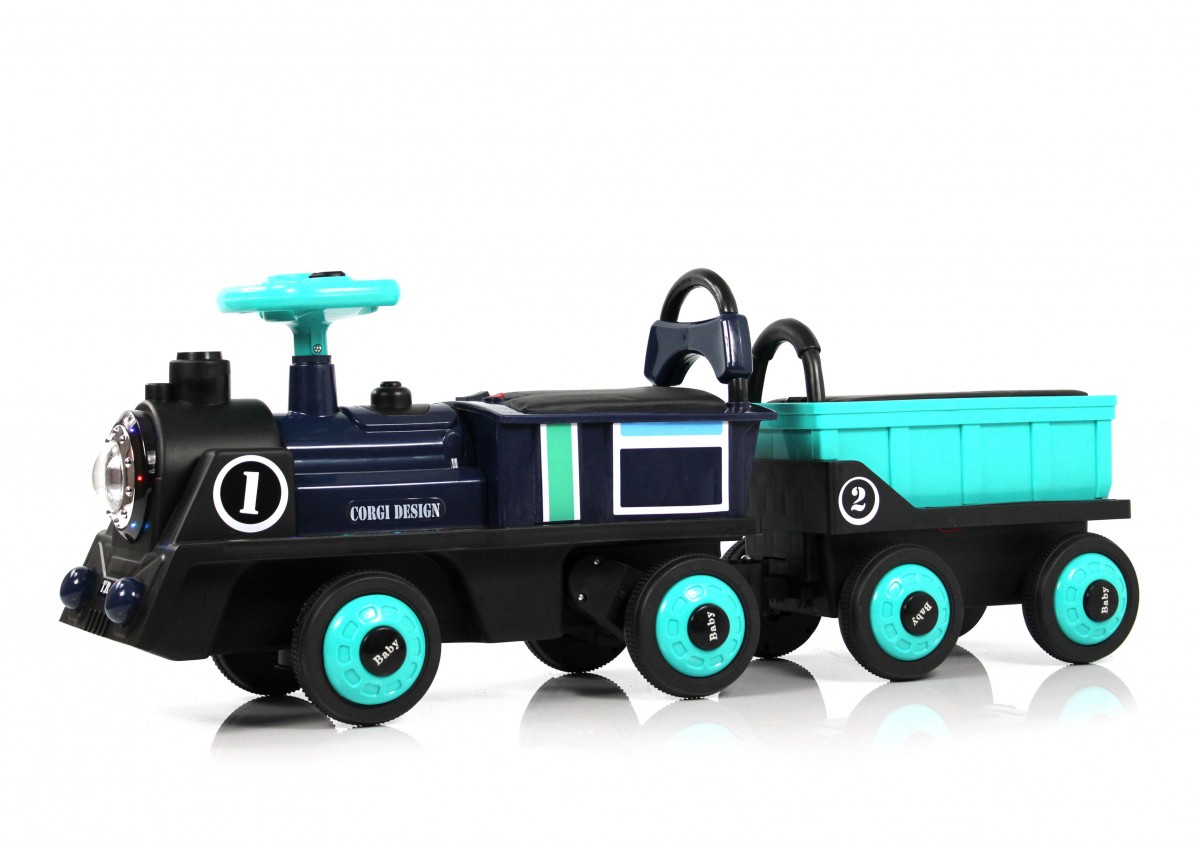 Детский электромобиль RiverToys K008AM BLUE синий