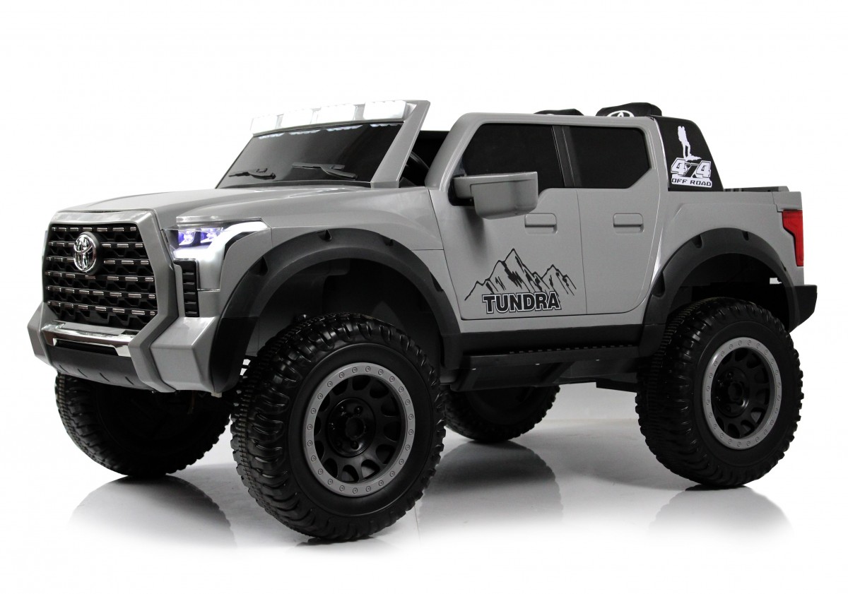 Детский электромобиль RiverToys Toyota Tundra G444GG серый