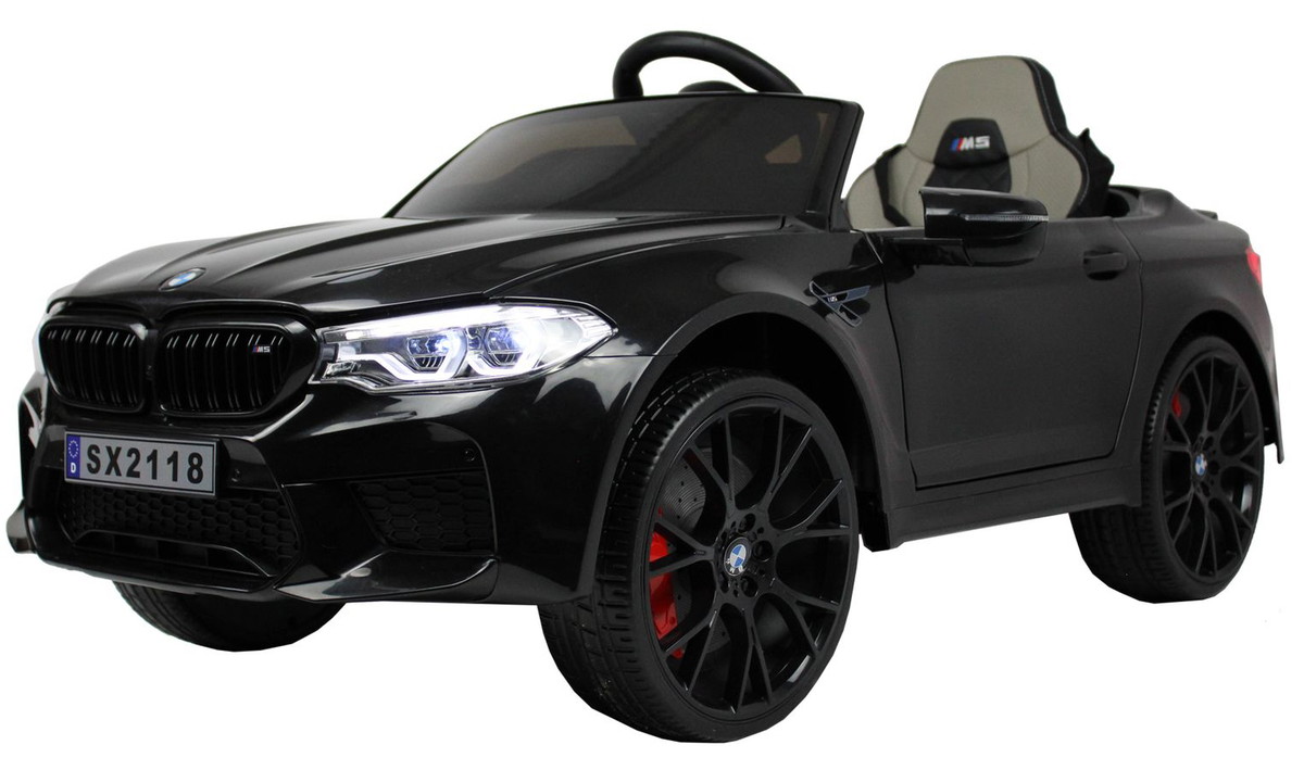 Детский электромобиль RiverToys BMW M5 Competition A555MP BLACK черный