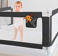 Барьер для кровати AmaroBaby Linear 120 см черный