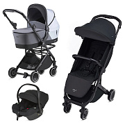 Детская коляска Anex Air-X Travel Cot Cosmo 3 в 1 black/gray/black