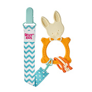 Прорезыватель Roxy-Kids Bunny с держателем RBT-001MUSC горчичный