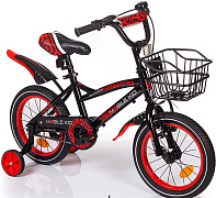 Детский велосипед Mobile Kid Slender 14 Чёрный/красный