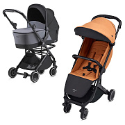 Детская коляска Anex Air-X Travel Cot 2 в 1 toffee/black