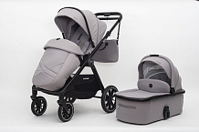 Детская коляска 2 в 1 Ining Baby KR345 Rider Light grey