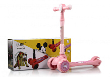 Детский самокат RiverToys HB-103 розовый