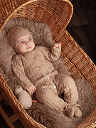 Комбинезон вязаный НаследникЪ Выжанова Косы НВ7001 бежевый 56