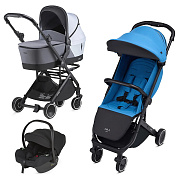 Детская коляска Anex Air-X Travel Cot Cosmo 3 в 1 blue/gray/black