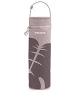 Термосумка для бутылочек Miniland Terra 500 мл бежевый/листья