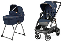 Коляска 2 в 1 Peg Perego Veloce Belvedere Blue Shine