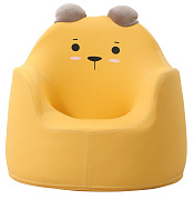 Кресло детское UNIX Kids Bear Yellow размер S