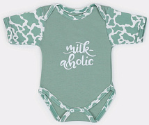 Боди Rant Milk-Aholic с коротким рукавом 6281 Green 56