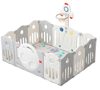 Манеж UNIX Kids SUPREME Space 160x160 Grey