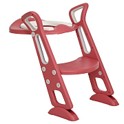 Детское сиденье для унитаза Pituso с лесенкой и ручками FG578 Red/Коралл