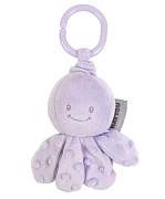 Игрушка мягкая Nattou Soft toy Lapidou Octopus Осьминог с вибрацией lilac 876506