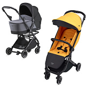 Детская коляска Anex Air-X Travel Cot 2 в 1 yellow/black