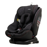 Автокресло Indigo Aero Isofix черный/красный