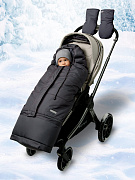 Конверт меховой AmaroBaby Frost 85-105 см графит