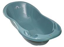 Детская ванна Tega Baby Meteo со сливом 86 см ME-004 ODPŁYW-165 бирюзово-синий