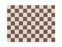 Ковер Lorena Canals Шахматы коричневый 120х160 см