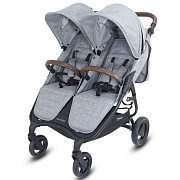Детская прогулочная коляска для двойни Valco baby Snap Duo Trend Grey Marle