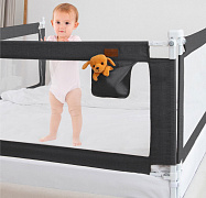 Барьер для кровати AmaroBaby Linear 180 см черный