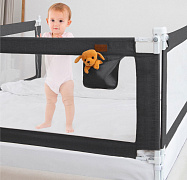 Барьер для кровати AmaroBaby Linear 200 см черный