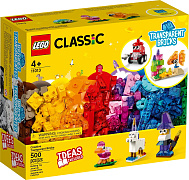 Конструктор LEGO Classic Creative Transparent Bricks Прозрачные кубики (11013)