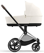 Коляска для новорожденных Cybex Priam IV Chrome Brown Off White