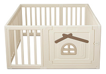 Большой детский игровой манеж UNIX Kids Classic Tree House 150 x 130 Camel