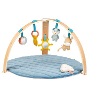 Коврик детский игровой Nattou FELIX & LEO Барсук и Ослик с деревянной аркой 595186