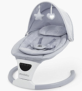 Детские электрокачели AmaroBaby Teddy Swing серый