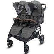Детская прогулочная коляска для двойни Valco baby Snap Duo Trend Charcoal